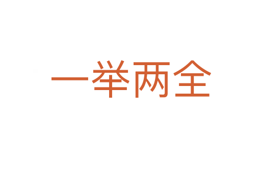 一举两全