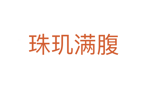 珠玑满腹