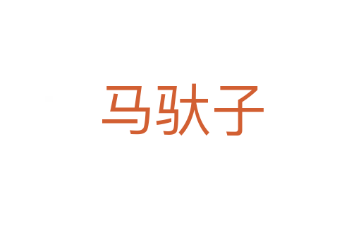 马驮子