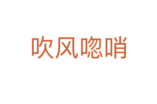 吹风唿哨