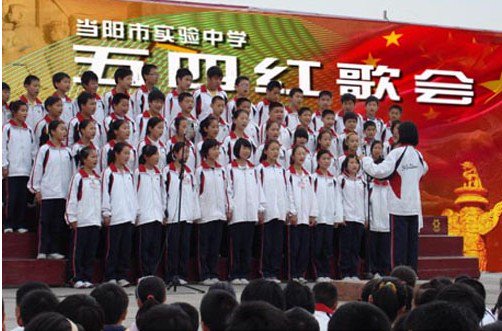 湖北省当阳市实验中学图片