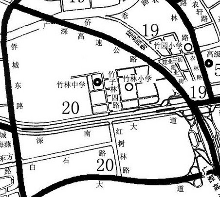 深圳市福田区竹林小学图片