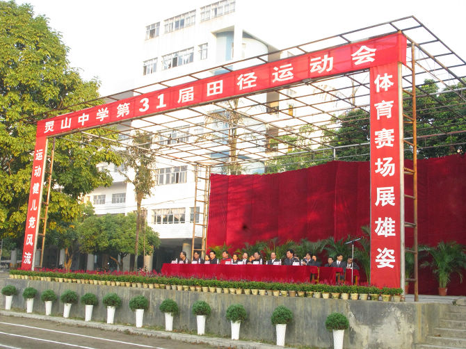 广西灵山中学图片