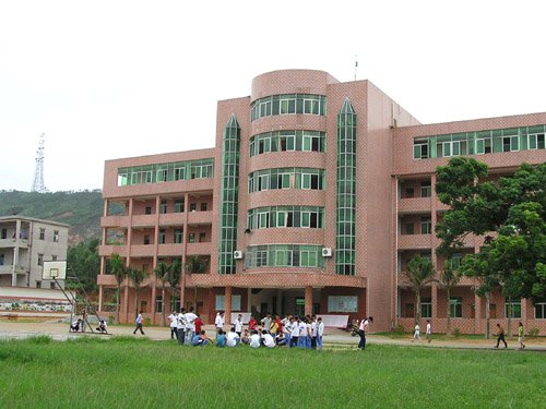 江城区关山月中学图片